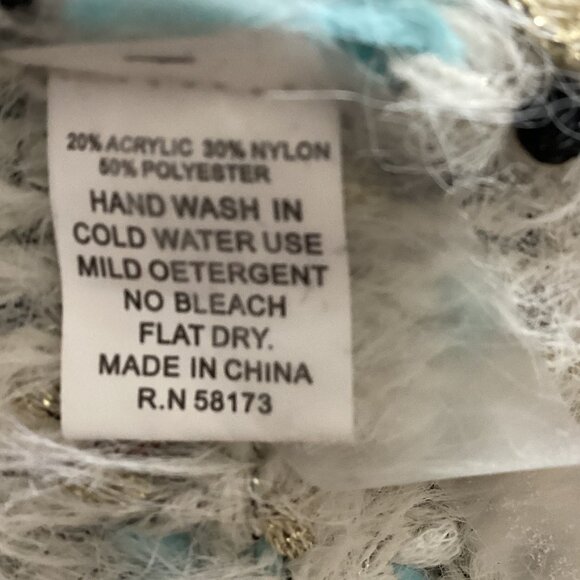 Raga Women's Turtleneck Sweater Size M Darla Speckled Eyelash Warm Cozy - Picture 6 of 6